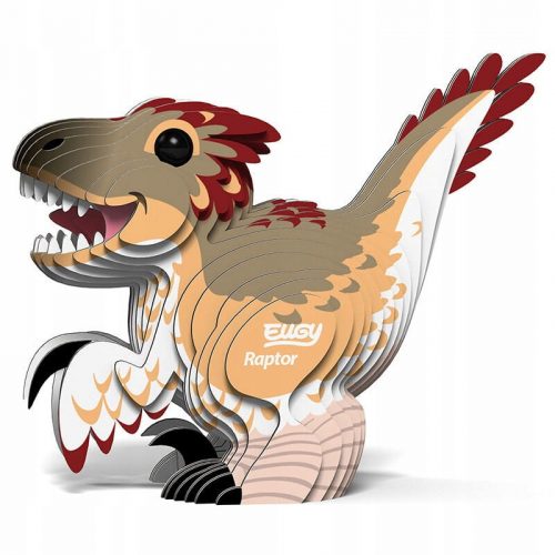  Puzzle 3D Eugy Raptor junior 8,3 x 6,8 cm in cartone