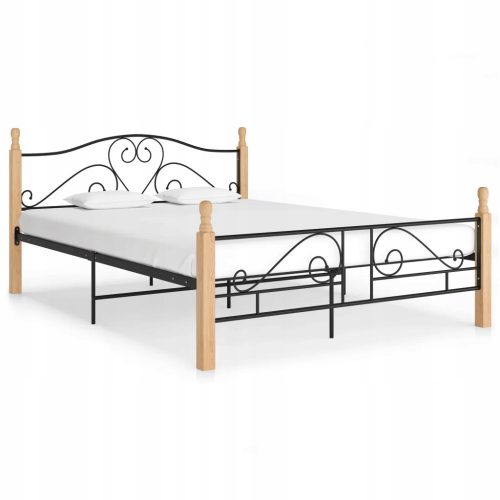  VidaXL 324942 letto matrimoniale nero