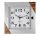 Orologio da parete Epewex bianco, sfumature di marrone, argento, multicolore, 26 cm