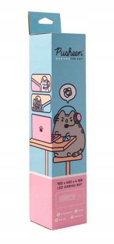  Tappetino mouse LED originale Pusheen 90x40 cm