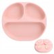  Piatto CHI CHI, silicone rosa