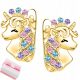  ORECCHINI UNICORNO IN ARGENTO 925 PER BAMBINA