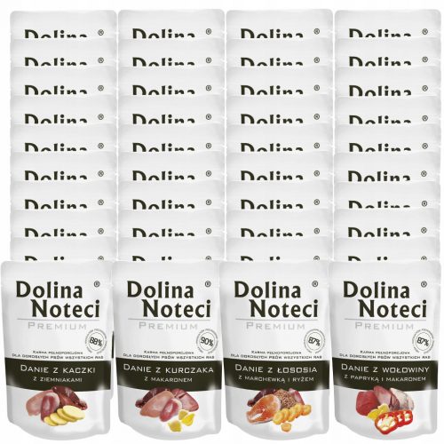  DOLINA NOTECI Cibo per cani Mix di Gusti 4x100g