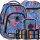  Zaino scolastico multiscomparto CoolPack, nero, Sfumature di blu, Sfumature di rosa 27 l