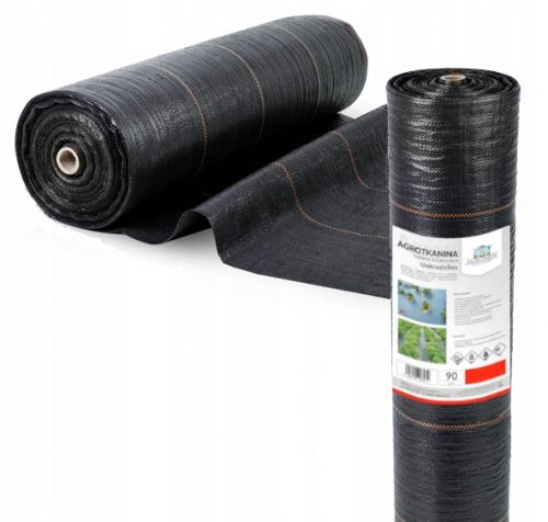 Agrotessile - Tessuto pacciamante agricolo (antierbacce) Agromen nero 110 x 10000 cm 90 g/m²