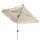 Ombrellone da giardino - Ombrello Doppler classico, beige e marrone, 180 x 227 cm