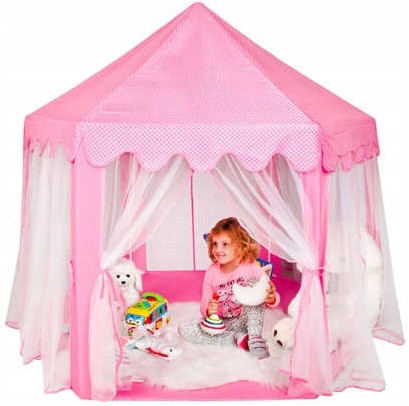 Tenda per bambini - Tenda per bambini, castello, palazzo TENDA CASA PALACE CASTELLO ROSA PER BAMBINI 12 m +