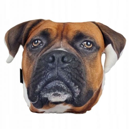  CUSCINO 3D con BOXER DOG, un cane boxer