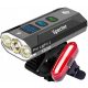  Luce per bicicletta Spectre ProLight2 1200 lm USB + Luce per bicicletta Spectre YQ-Y19 120 lm Batteria