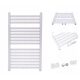 Termoarredo da bagno ad acqua Vinolli 430 W 530 x 950 mm bianco