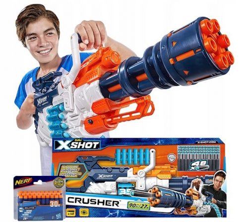  MINIGUN CRUSHER + 12 NERF AROTS A0350