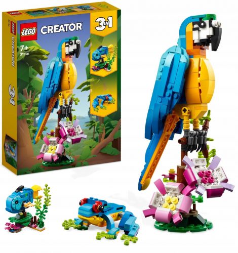  LEGO Creator 3w1 31136 Egzotyczna papuga 3w1