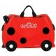  Valigia per bambini Trunki 18 l nera, Sfumature di rosso