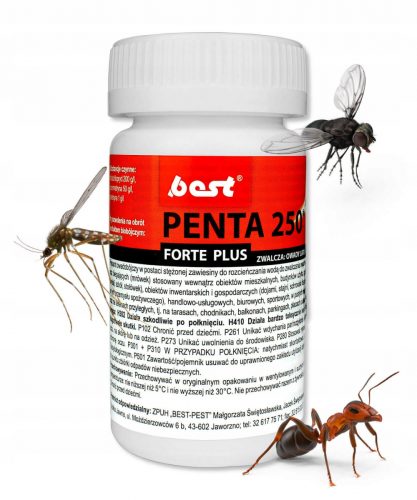  Liquido per la lotta agli insetti correnti e volanti Best-Pest Penta 250 50 ml