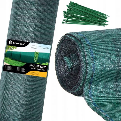  SN0046 RETE OMBREGGIANTE VERDE 140 GSM 1 X 50 M 200 FASCE