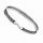  Bracciale in argento, rigido, liscio, modello greca 925