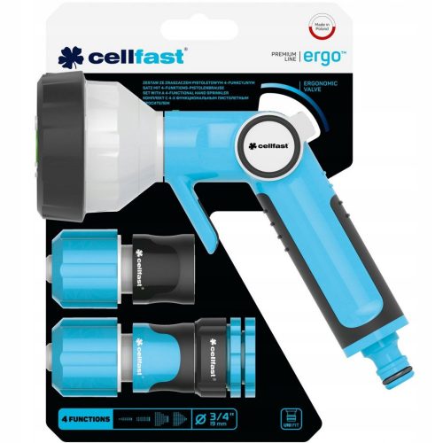  Irrigatore a pistola Cellfast Ergo Set 3/4