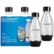  SET 2x BOTTIGLIA CON FUSIBILE SodaStream 0,5 L SATURATORE