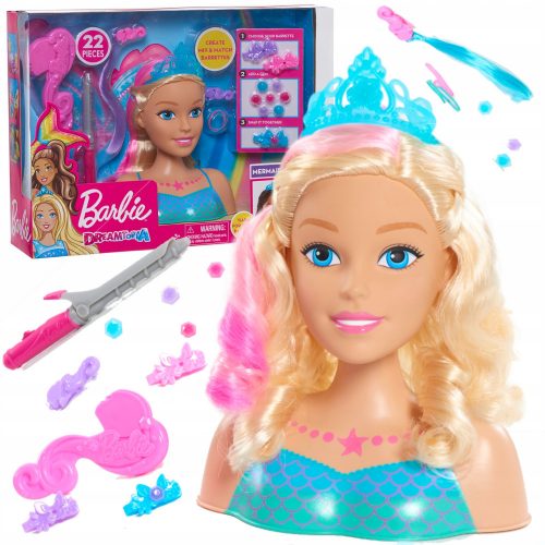  Testa da parrucchiere Barbie Dreamtopia