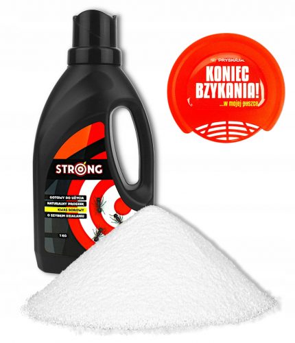  Polvere contro formiche Strong 1 kg + Contro zanzare, tarme, formiche, mosche, vespe Strong