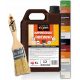 Vernice per legno IMPREGNATA 5l CON CERE, 12 COLORI