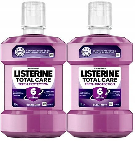  Listerine Total Care Clean Menta collutorio 1000ml