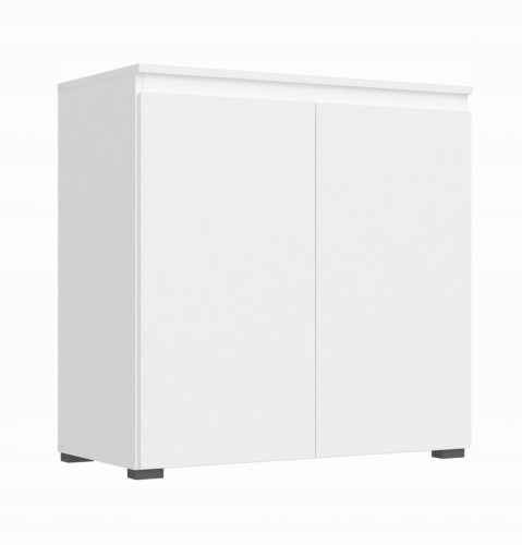  Cassettiera Intermeble VEJLE 80 x 40 x 80 cm bianco opaco