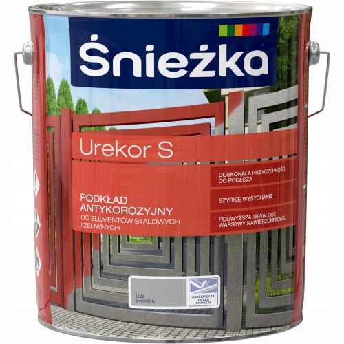 Śnieżka Urekor S vernice anticorrosione, cenere 10l