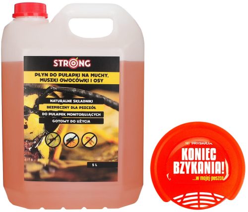  Liquido contro mosche, vespe Strong 5,5 kg 5000 ml + Contro zanzare, tarme, formiche, mosche, vespe Strong