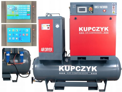 Compressore olio Kupczyk KKS 10/300D 270 l 10 bar