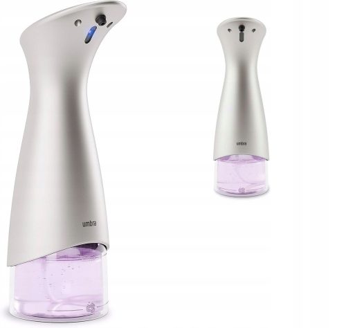 Dispenser sapone da terra touchless Umbra 280 ml tonalità del grigio e dell'argento