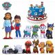  STATUINE PAW PATROL set di cani, veicoli, 12 pz.