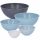 Set ciotole ciotole da cucina ciotola in plastica 5 pz