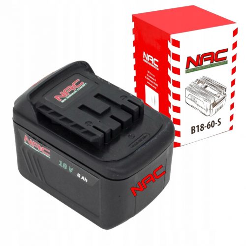  Batteria agli ioni di litio NAC 18 V 6 Ah