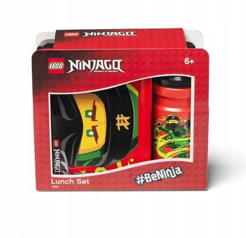  Bottiglia d'acqua e set pranzo LEGO Ninjago da 390 ml