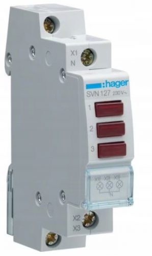 Lampada spia Hager 230 V IP20 0 A