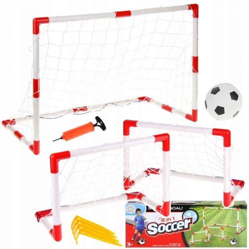 Set di porte da calcio 2 in 1