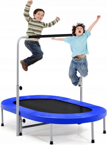 Trampolino per 2 persone 154*89 cm fino a 150 kg con maniglia