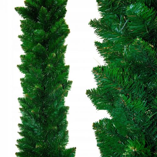  Ghirlanda verde 540 cm - PREMIUM - Decorazione densa della porta