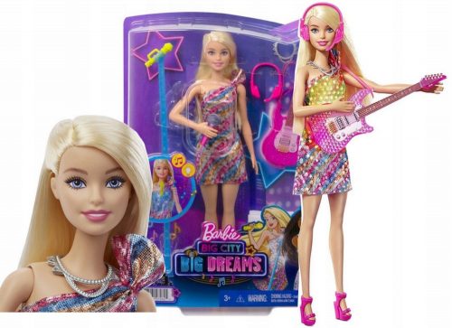  Barbie Big City Malibu Bambola musicale Capelli biondi