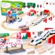  Trenino in legno Kinderplay, trenino a batteria