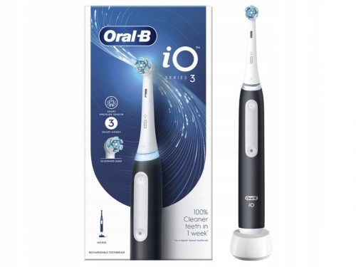  Spazzolino elettrico Oral-B iO 3 Black creato con tecnologia Braun