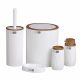 Set accessori bagno bianco 5 pezzi Cai