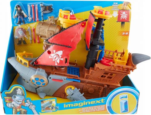  Fisher-Price Imaginext Morso di squalo della nave pirata DHH61