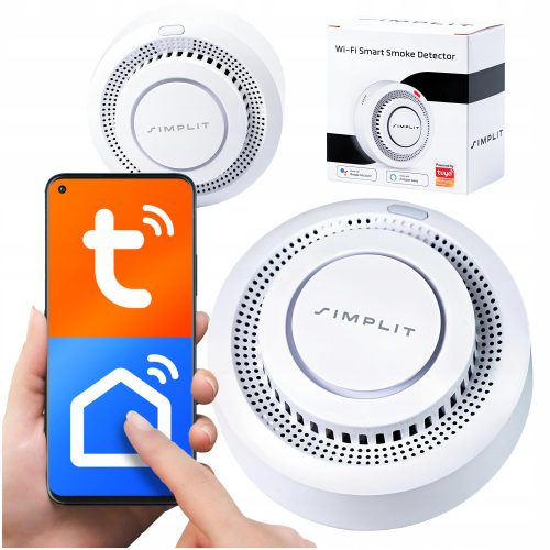 RILEVATORE DI FUMO DI INCENDIO ALLARME WIFI TUYA SIMPLIT DETECTOR