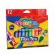  Pennarelli pennarelli spessi, pennarelli spessi per la scuola Colorino pennarelli spessi per bambini, set pennarelli 12 pz.