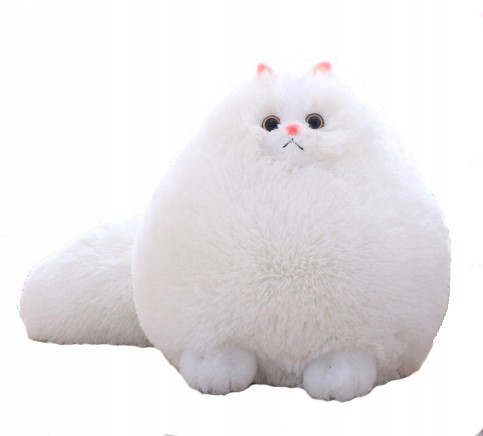  Peluche cuscino gatto grasso - 30 cm