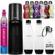  SodaStream Terra set nero 4 pz.