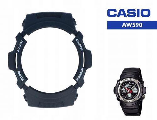  Lunetta 10272876 per Casio AW-590-1 NERO OPACO