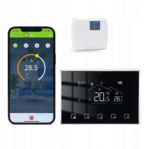 Riscaldamento elettrico con termostato RF wireless